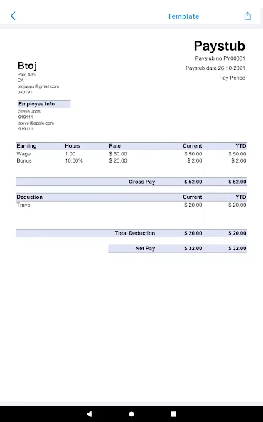 Paystub Maker screenshot 14