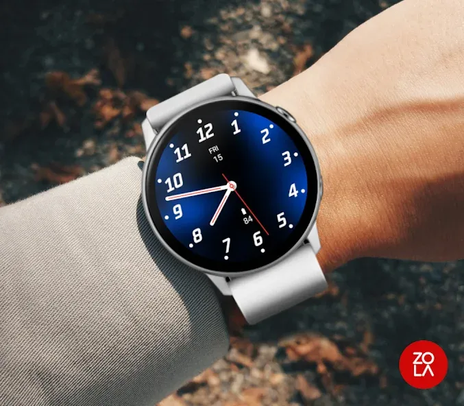 Blue Analogue Watch Face screenshot 3