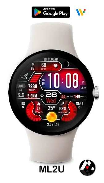 ML2U 258 Watch Face screenshot 5
