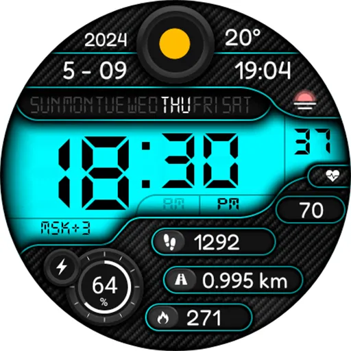 Digital Lork Watch Face screenshot 18