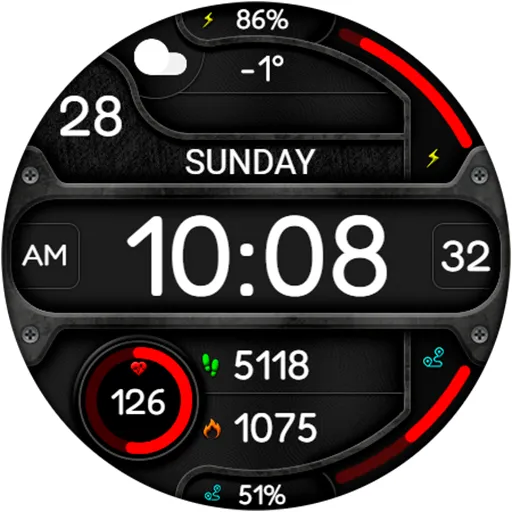 DIGI TRAMON URX52 Watch face screenshot 13