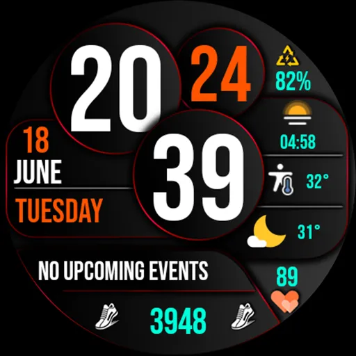 Digital Watch Face MB367 screenshot 27