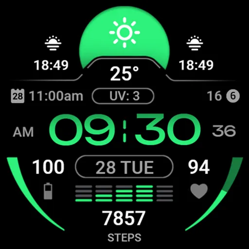 OMG 448 Weather Fitness Watch screenshot 27