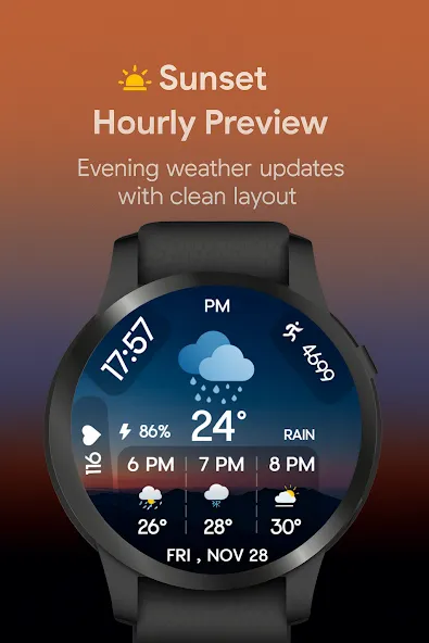 Hourly Weather for Wear OS screenshot 2
