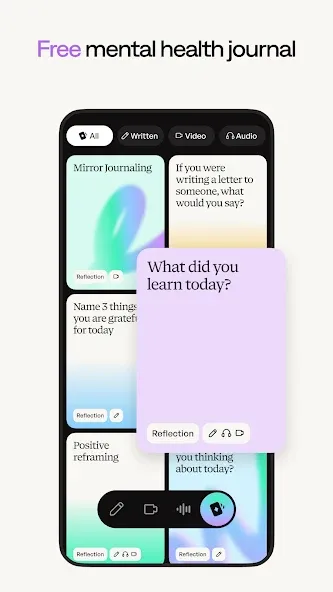 Mirror: Mental Health Journal screenshot 1