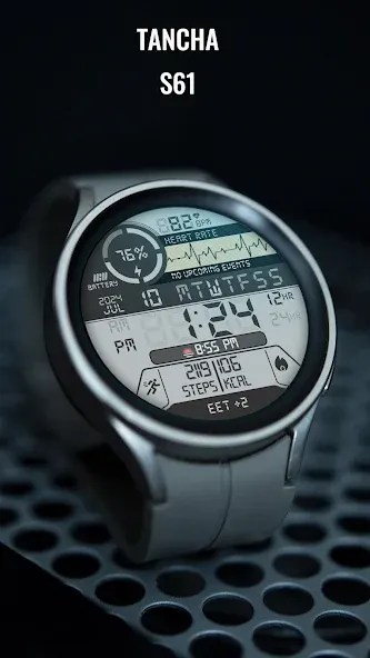Tancha S61 Retro Watch Face screenshot 2