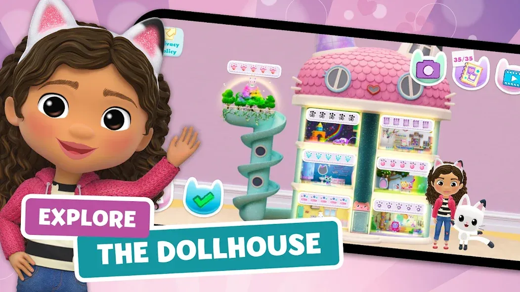 Gabbys Dollhouse: Cat Games screenshot 3