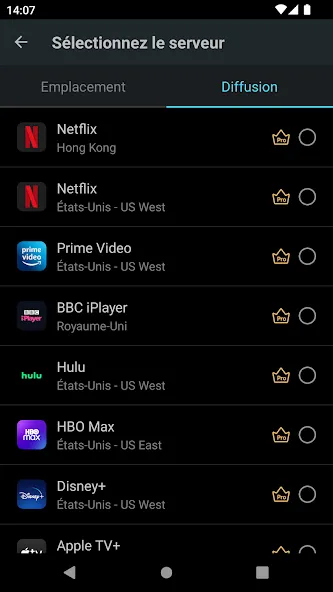 Secure VPN-Internet plus sûr screenshot 4
