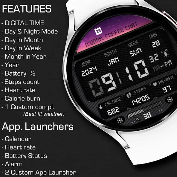 LED Retro Black Informer IN62 screenshot 6