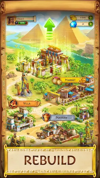 Jewels of Egypt・Match 3 Puzzle screenshot 2