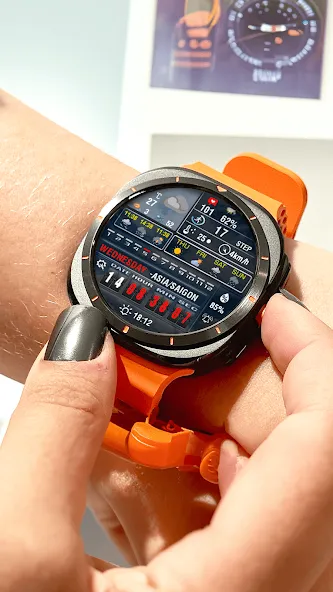 N-SPORT746 Digital Watch Face screenshot 1