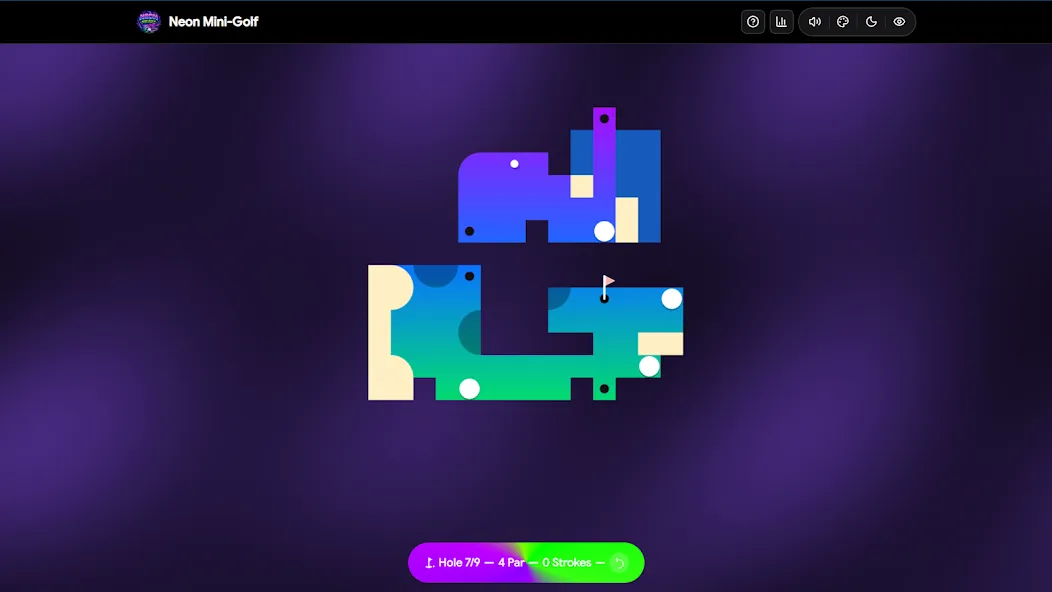 Neon Mini Golf Offline No Wifi screenshot 28