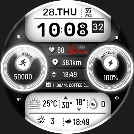 ML2U 297 Watch Face screenshot 27