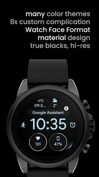 Pixel OLED: Watch face screenshot 4