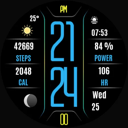 Simplex Digital Watch Face screenshot 37