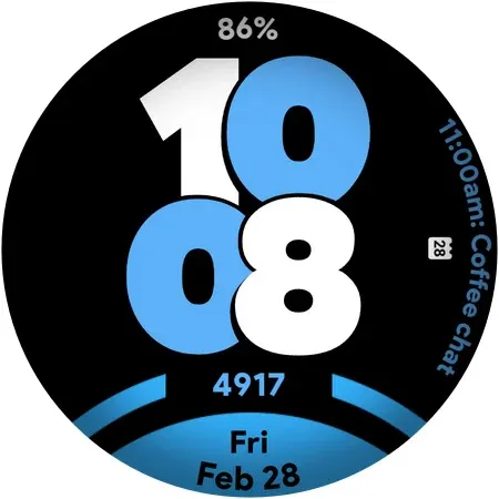 Pixel Sporty Pro - Watch face screenshot 9