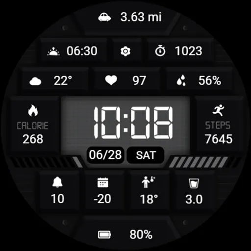 【Digital】Retro Black Buttons screenshot 43