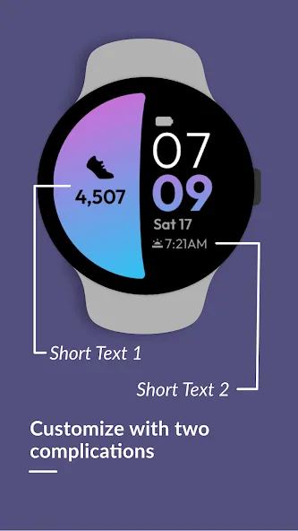 Duo Digital watch face screenshot 2