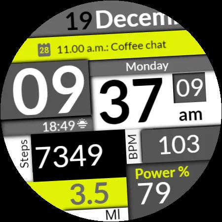 CC Clean 06 Watch Face screenshot 14