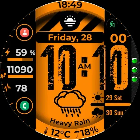 Watch Face CUE148 screenshot 12