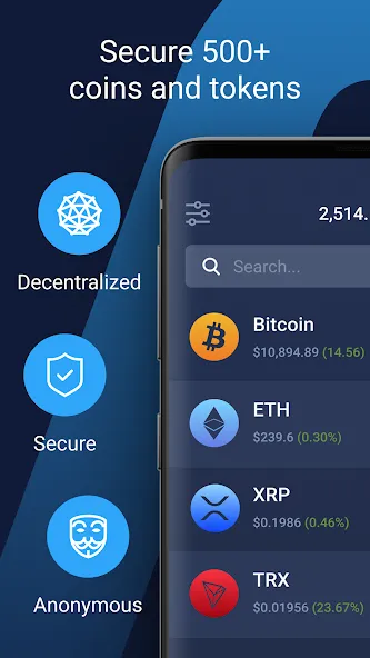 Bitcoin Wallet Crypto Ethereum screenshot 1