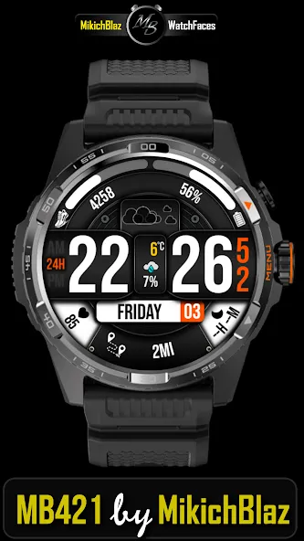 Digital Watch MB421 screenshot 1