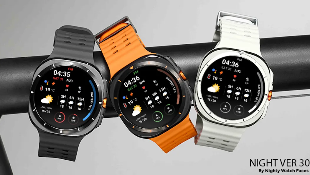 Night ver 30 - watch face screenshot 14