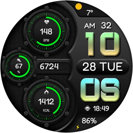 DIGI YAGEGUM Watch face screenshot 19