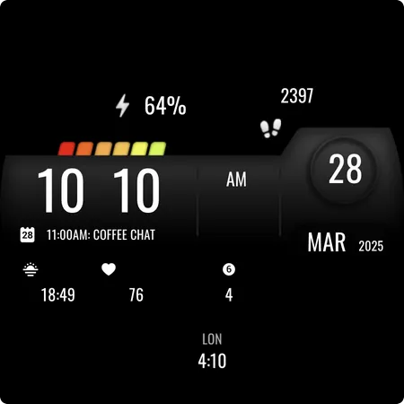 MJ168 Digital Sport Watch Face screenshot 29