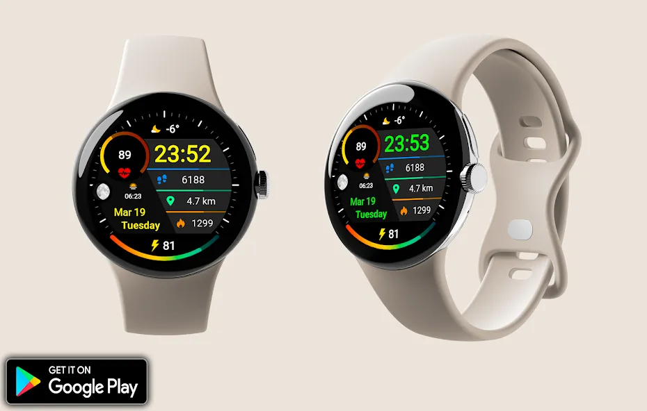 Digital Trost Watch Face screenshot 2