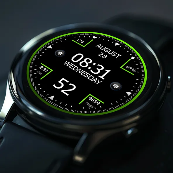 Key WF27 Digital Watch Face screenshot 6