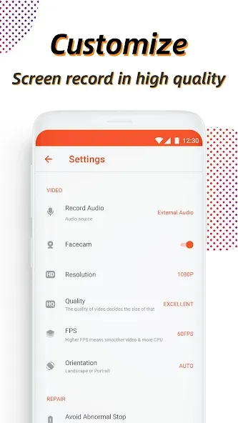 Vidma屏幕录制:专业录制游戏直播、高清录屏工具、一键截图 screenshot 5