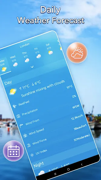 Météo locale:Widget d'alerte screenshot 4