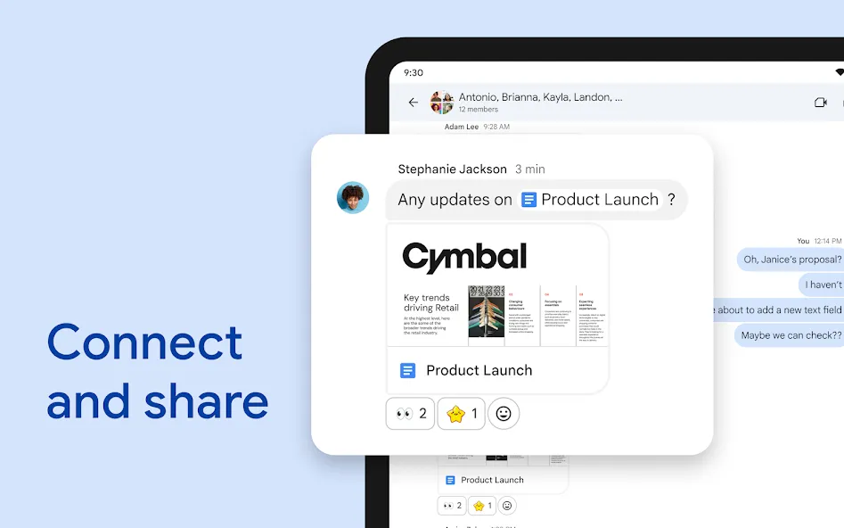 Google Chat screenshot 14