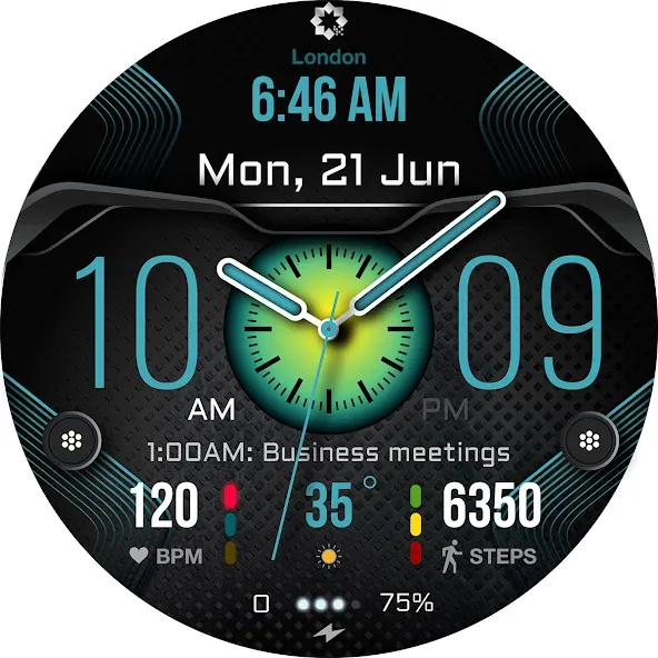 H385 Hybrid Watch Face screenshot 32