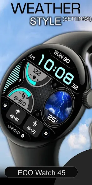 Lunar Moon Phase Digital ECO45 screenshot 11
