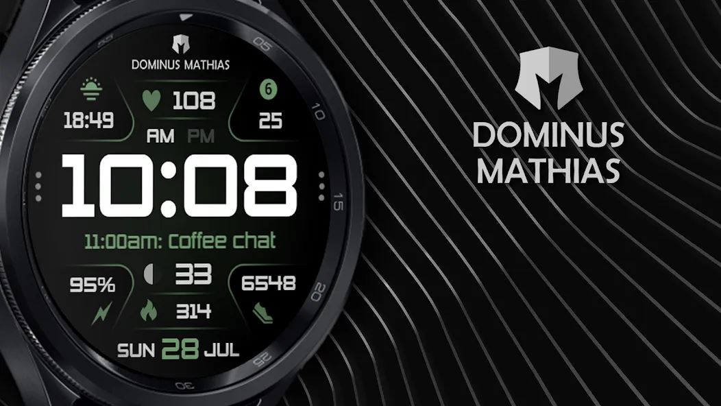 DM093 Futuristic Data Watch screenshot 2