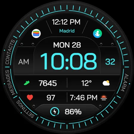 TVV Digital 7 Watch Face screenshot 9