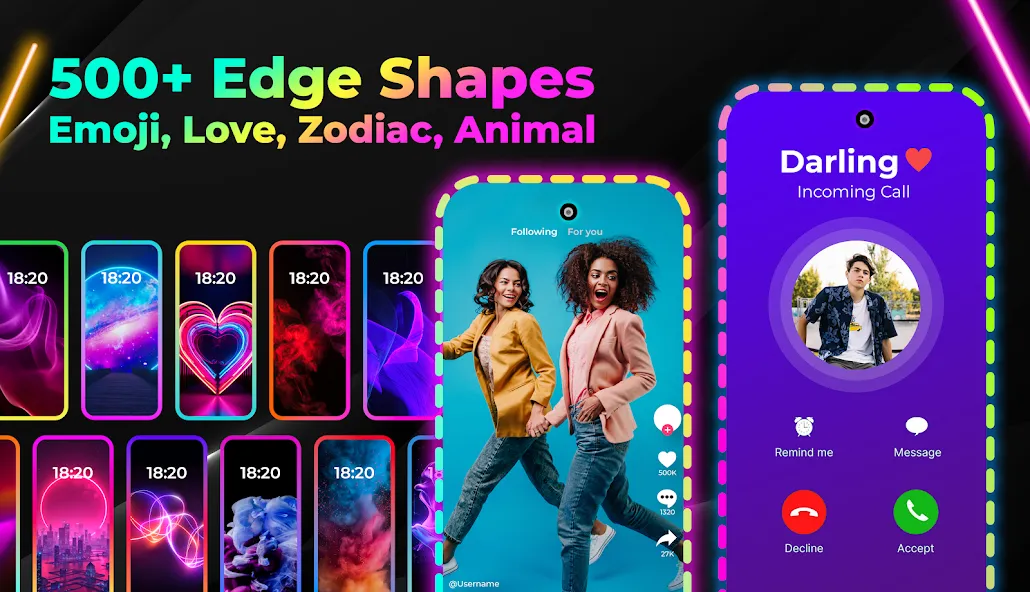 Edge Lighting: LED Borderlight screenshot 1