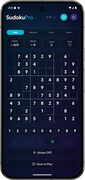 Sudoku Pro Offline Edition screenshot 1