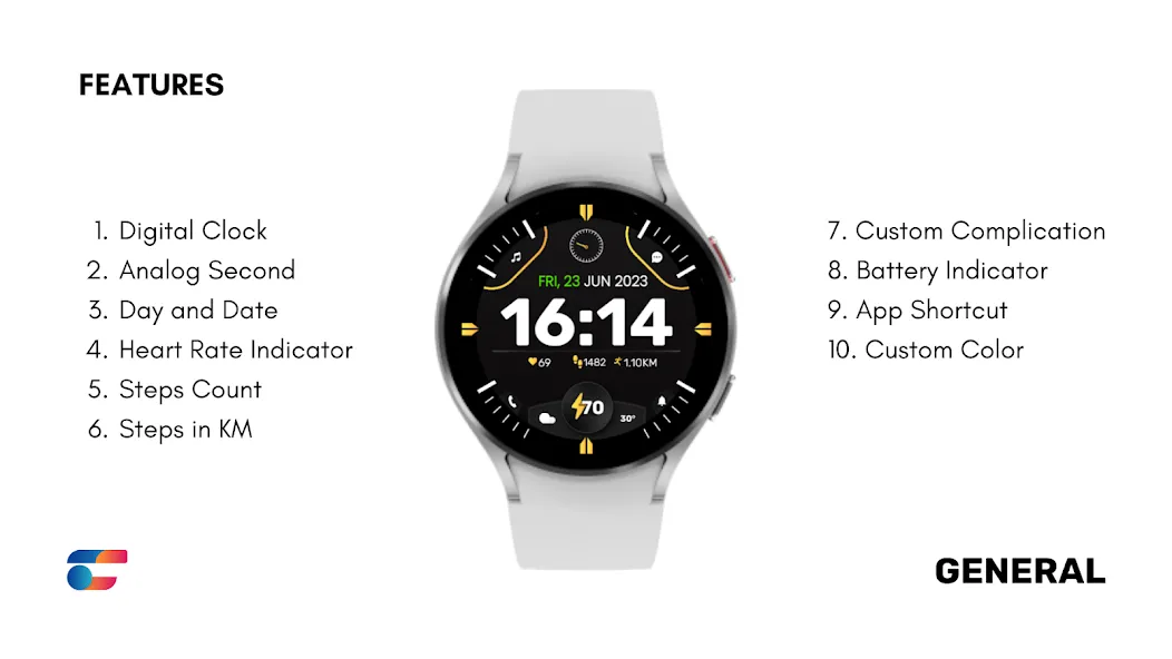 General: Digital Watch Face screenshot 7