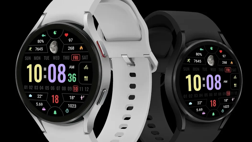 ZKinWatch Clarity Large Number screenshot 1