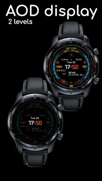 Digital Watch Face CUE124 screenshot 4
