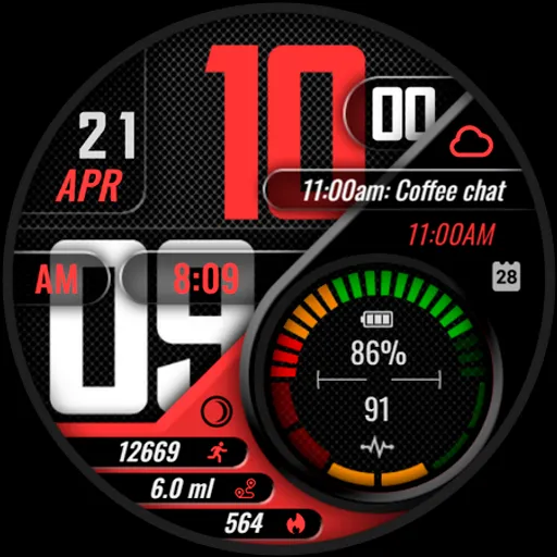 it-M013: Digital Watch Face screenshot 24