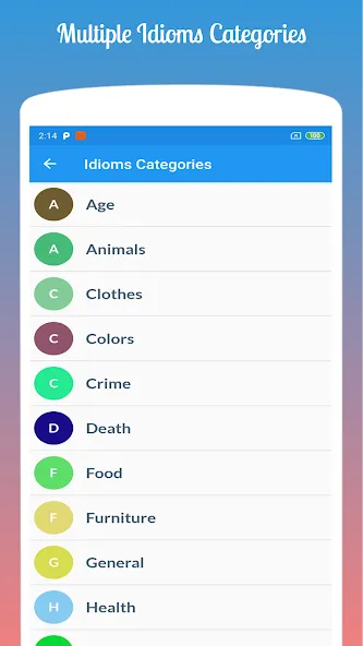 English Idioms & Phrases screenshot 5