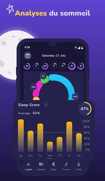 Moonap: Sommeil Sleep Recorder screenshot 3