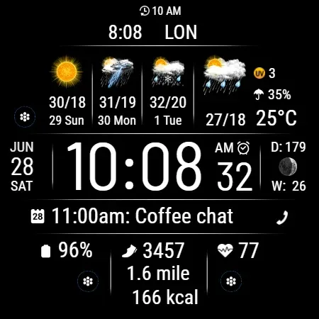 VF Weather Inform Watch Face screenshot 29