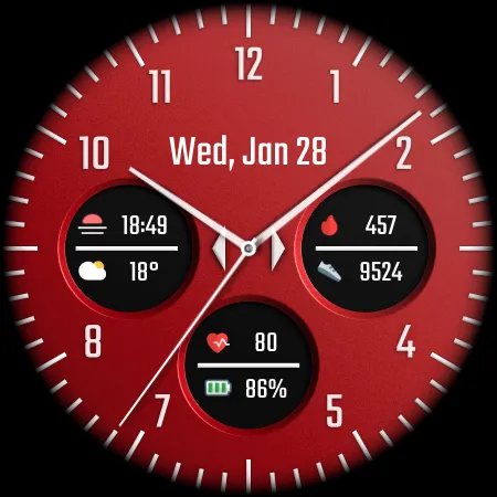 DADAM118: Analog Watch Face screenshot 25