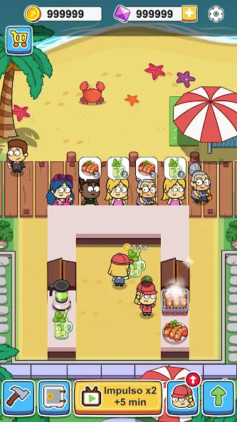 Idle Food Bar: cocina screenshot 4