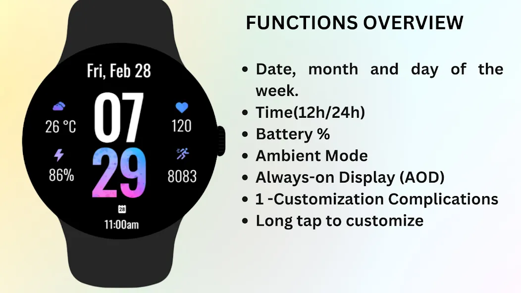 Minimal Watch Faces screenshot 5